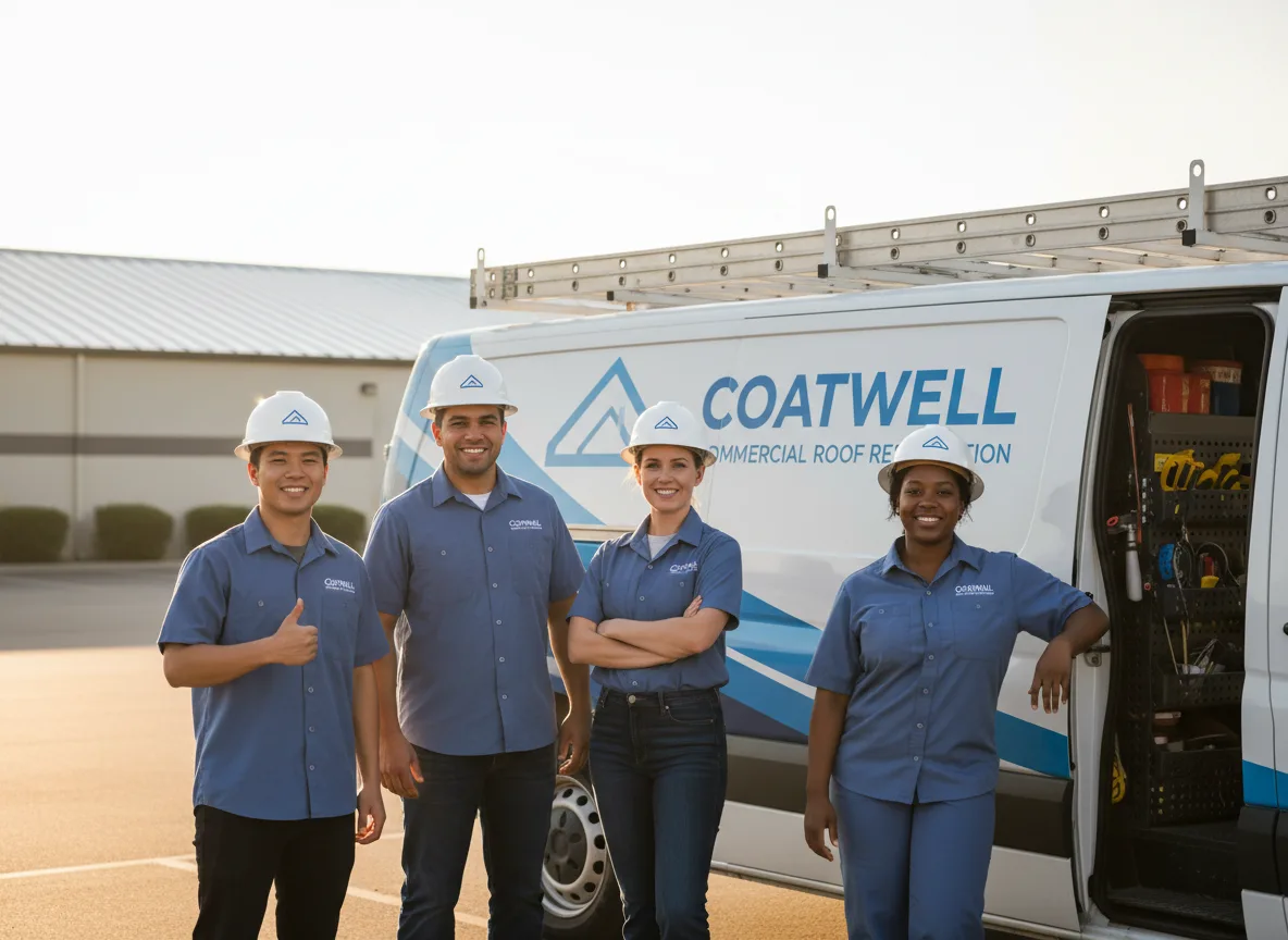 Commercial roof coating company in Alverda, PA